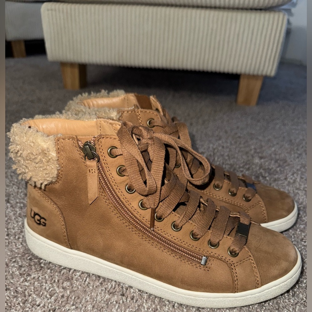 UGG Olive high-top sneaker Size 10